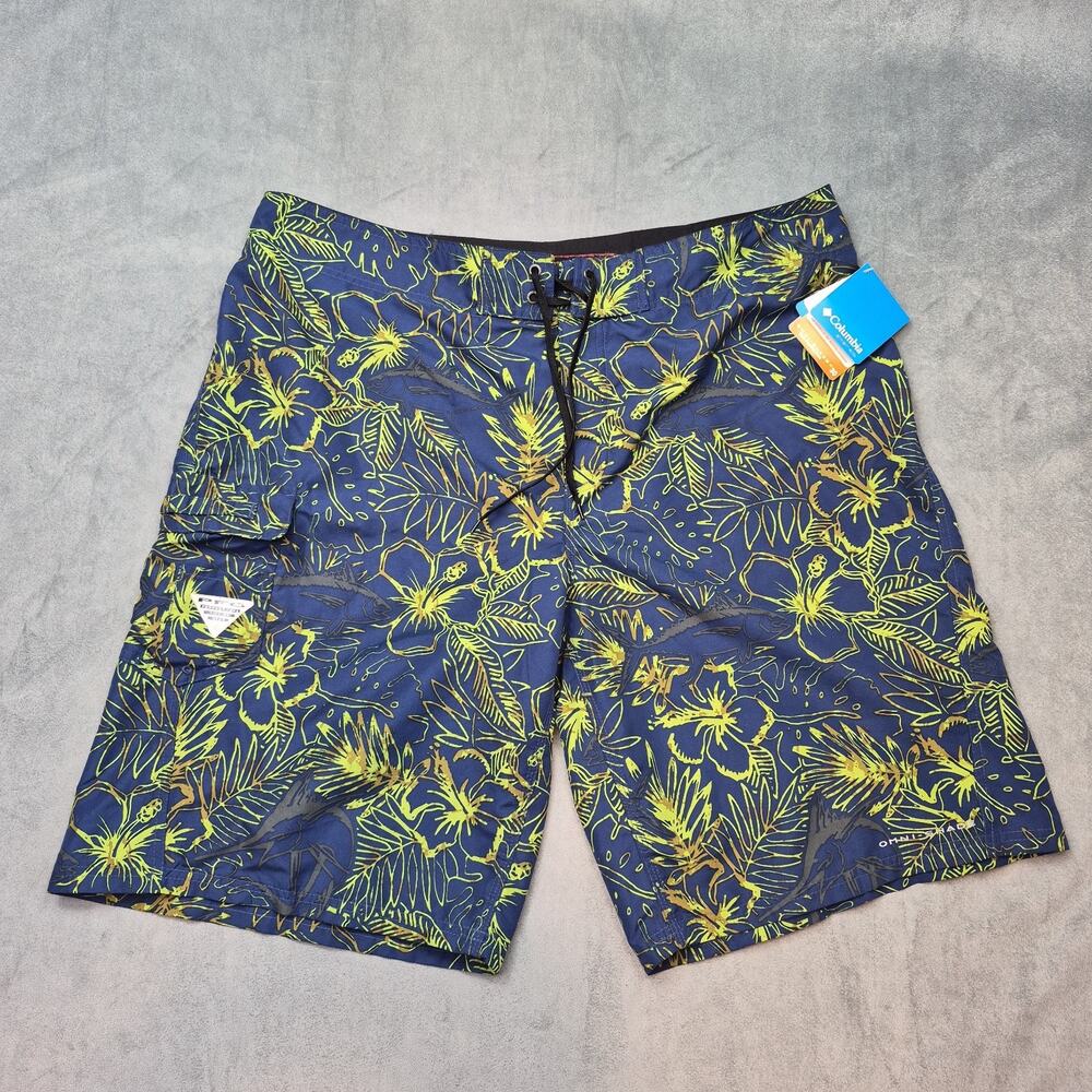 Columbia Angler Champion PFG Boardshort Swim Coastal Beachwear Fishing Mens 40